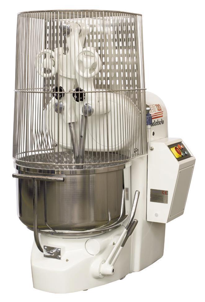 Doppelarm Knetmaschine Pietroberto IBT 120 ausfahrbar