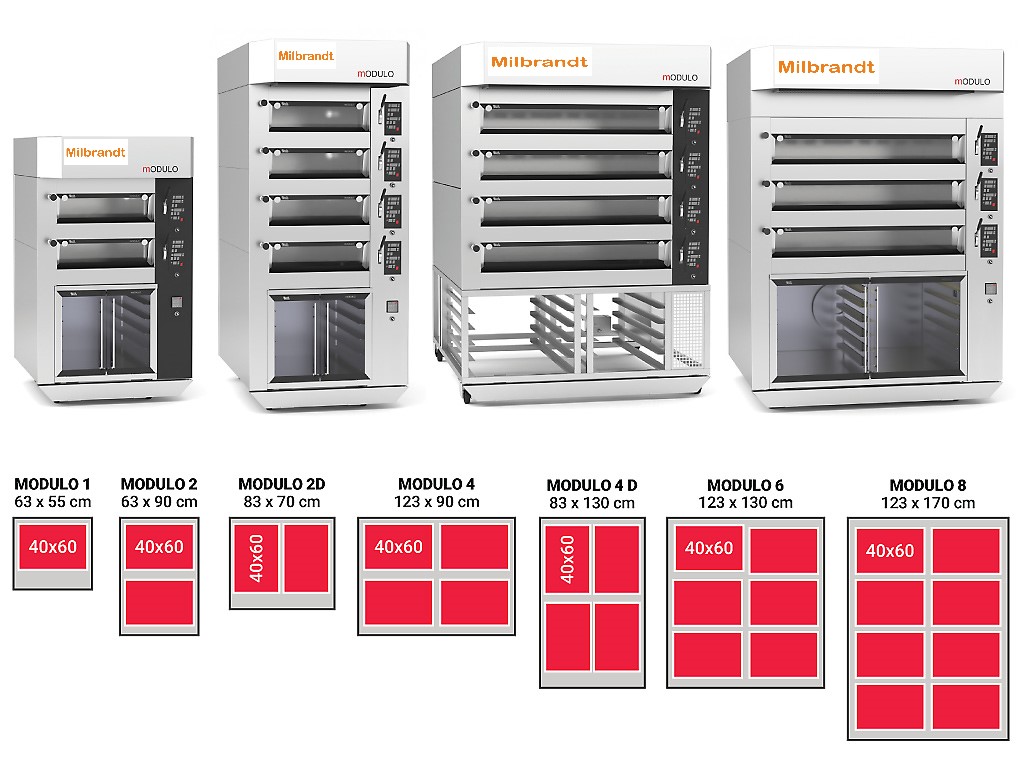 Etagenbackofen Modul 4-4-1208