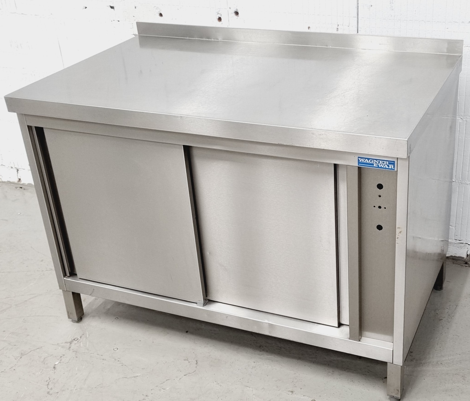 Arbeitstisch AT 1200 mit Edelstahlplatte