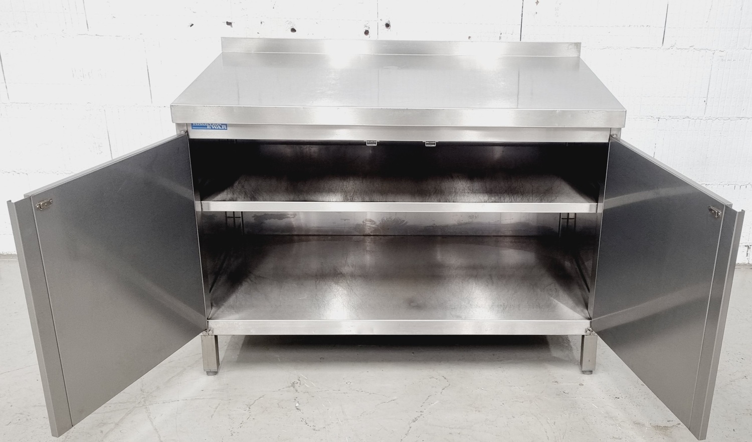 Arbeitstisch AT 1200 mit Edelstahlplatte