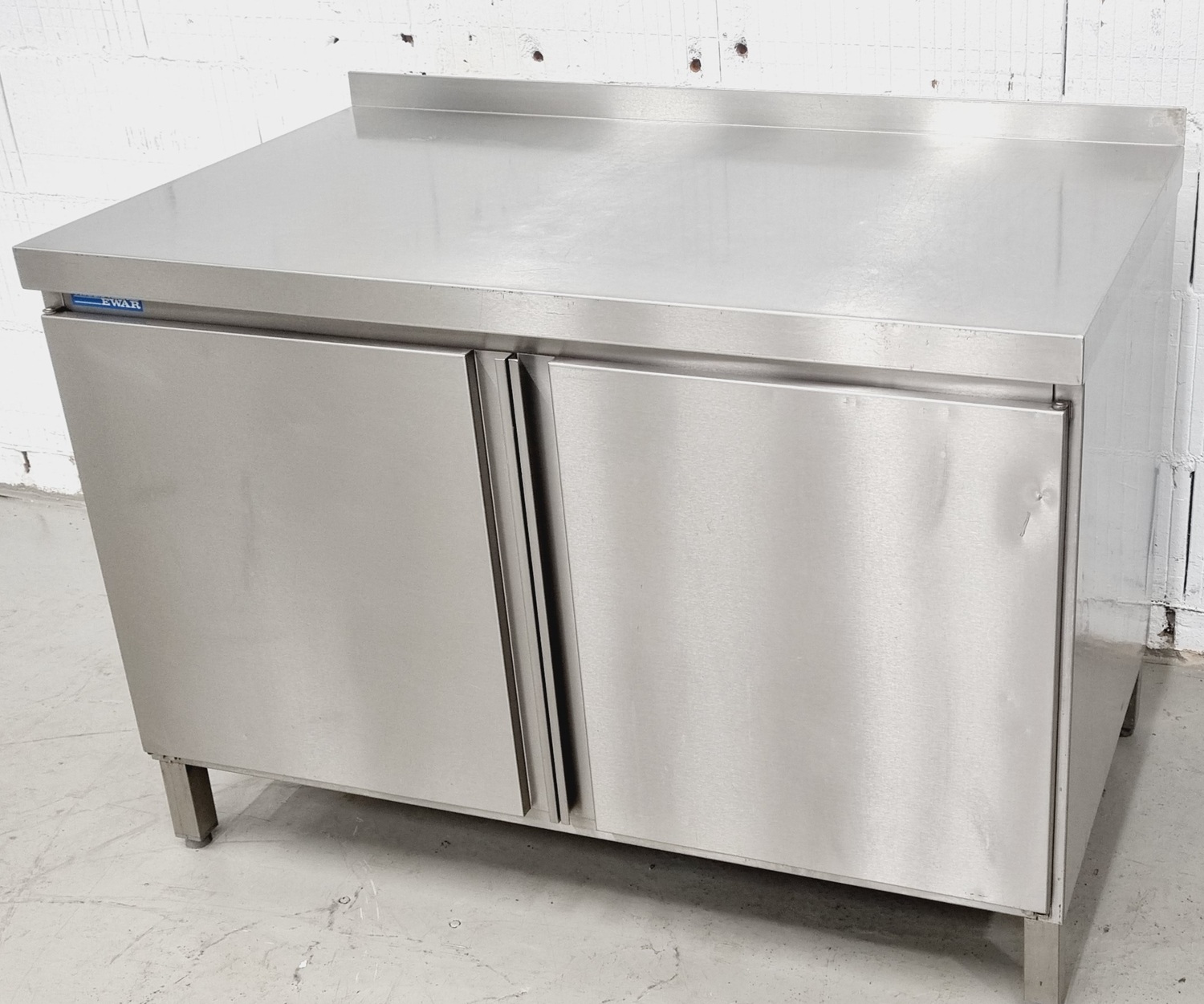 Arbeitstisch AT 1200 mit Edelstahlplatte