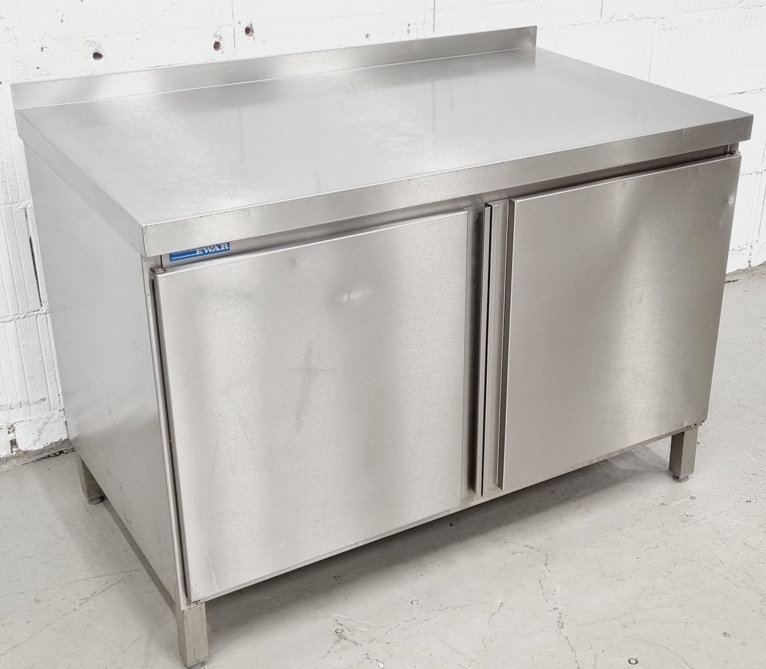 Arbeitstisch AT 1200 mit Edelstahlplatte