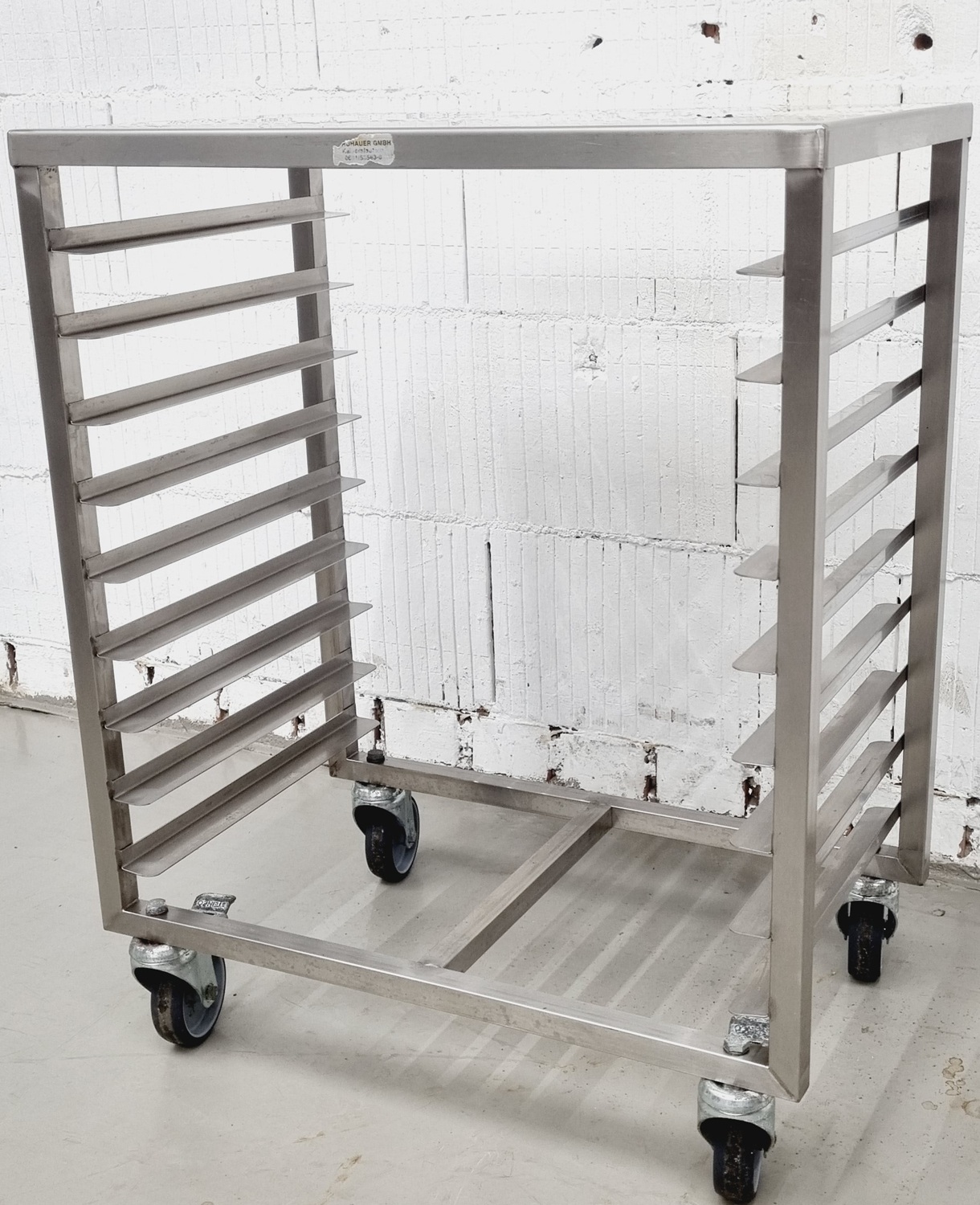 Tischwagen quer  für Bleche 60x40