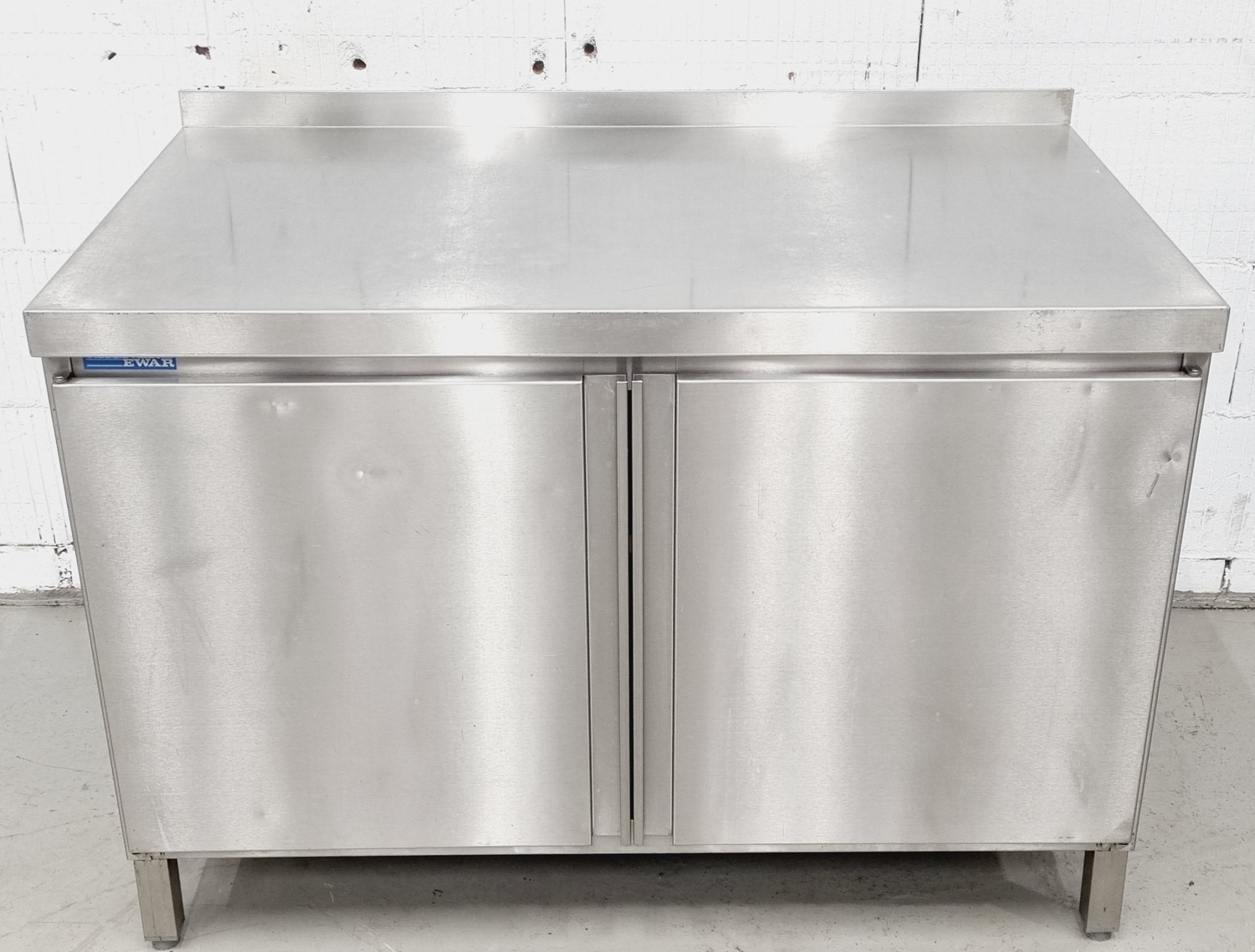 Arbeitstisch AT 1200 mit Edelstahlplatte